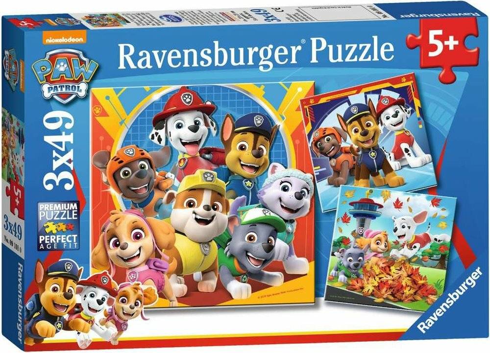 PUZZLE 3X49 TEILE PAW PATROL 05048 RAVENSBURGER