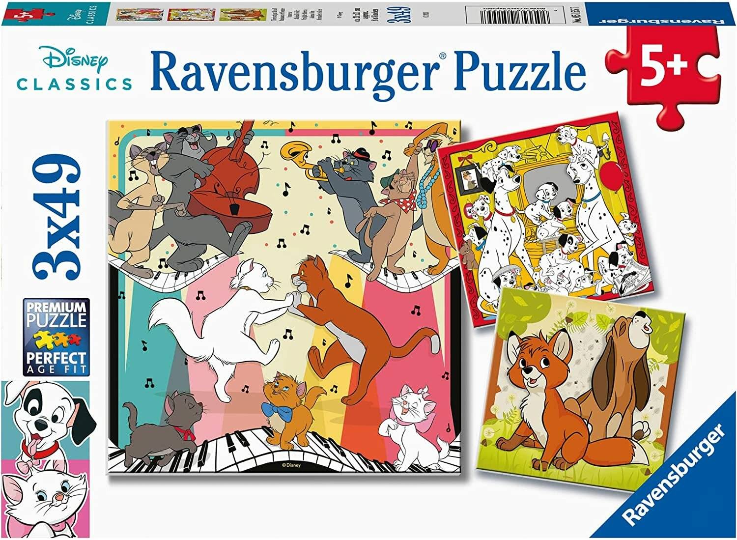 Ravensburger Ravensburger 05155 Puzzle Tierisch gut drauf