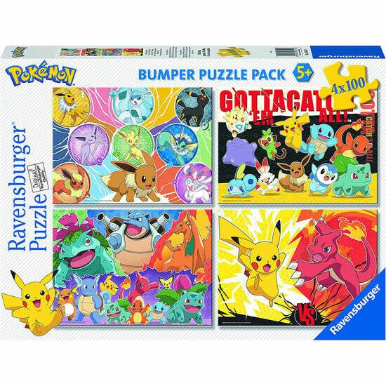 Pokemon-Puzzle 4x100Stück
