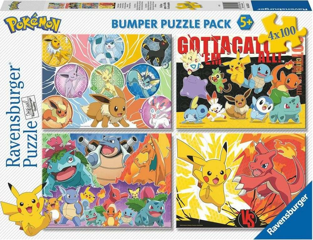 Pokemon-Puzzle 4x100Stück