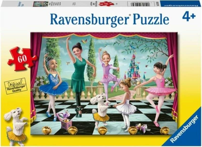 RAVENSBURGER Ballett-Probenpuzzle 60 Teile
