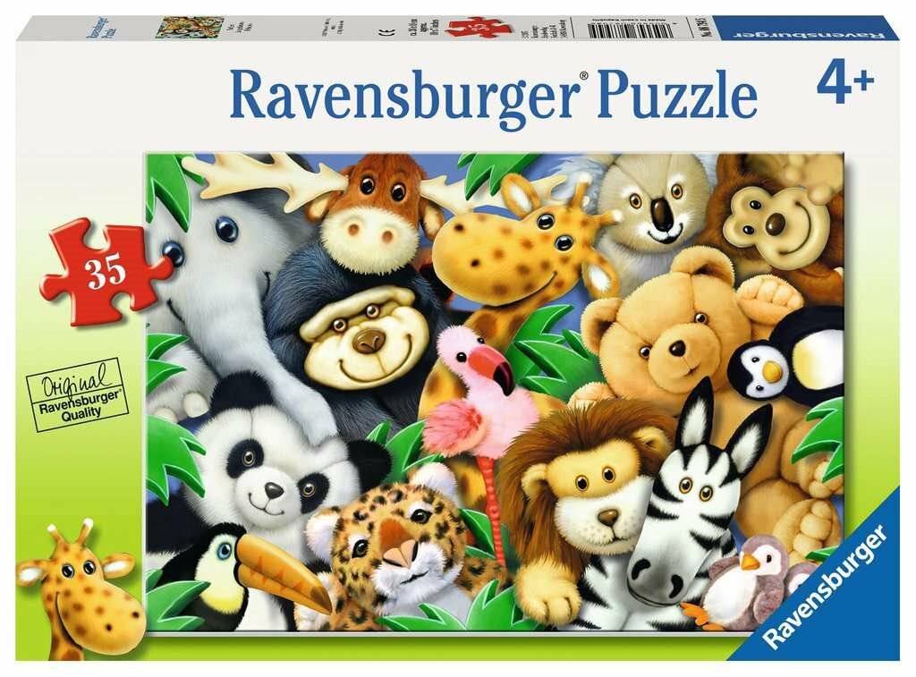 RAVENSBURGER Puzzle Plüschtiere 35 Teile