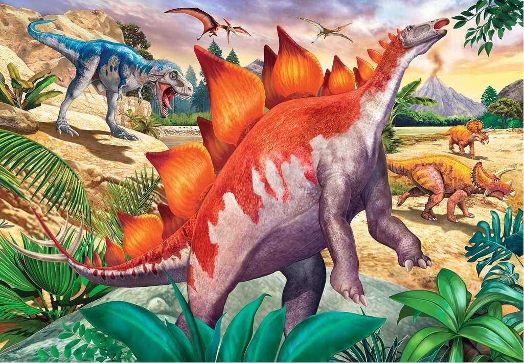 RAVENSBURGER Puzzle Jurassic wilderness 2x24 Teile