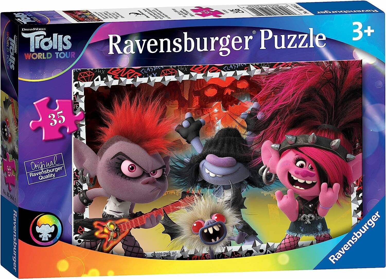 RAVENSBURGER Trolls World Tour Puzzle 35 Teile