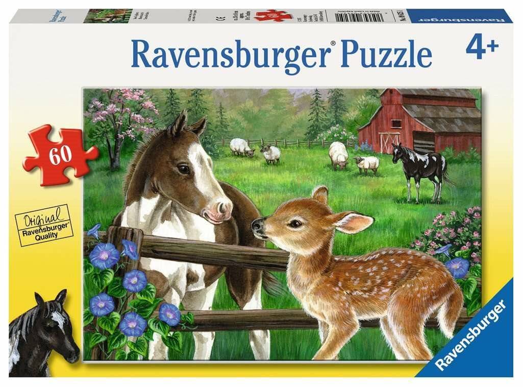 RAVENSBURGER Das Hengst- und Fohlenpuzzle 60 Teile