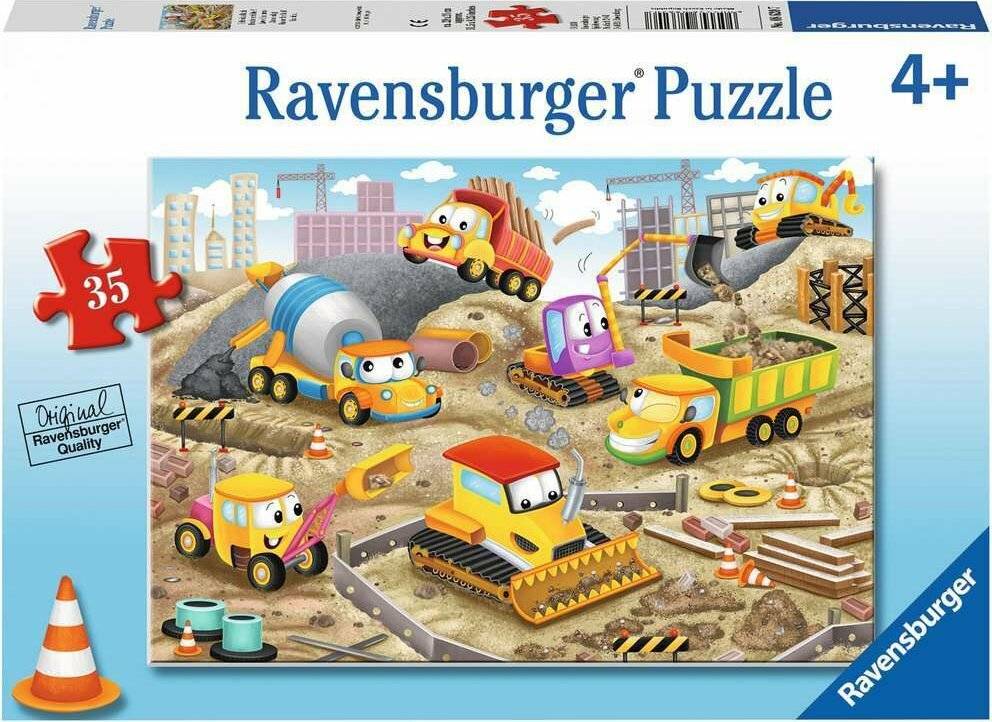 RAVENSBURGER Puzzle Das Dach hoch! 35 Stück