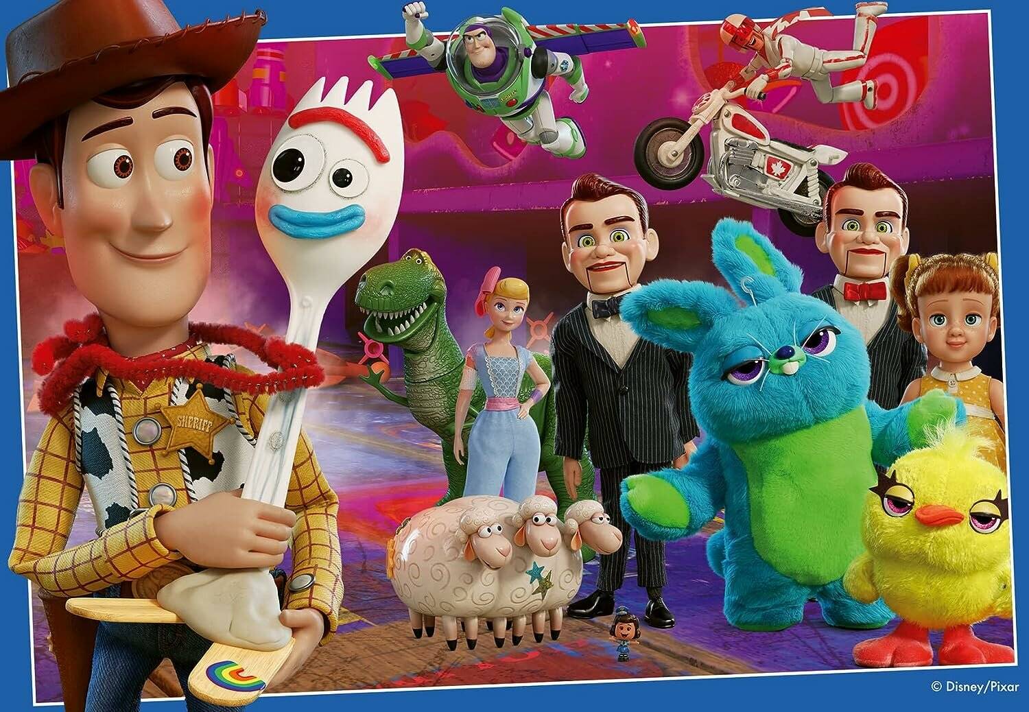 RAVENSBURGER Puzzle Toy Story 4: Woody und Forky 35 Teile
