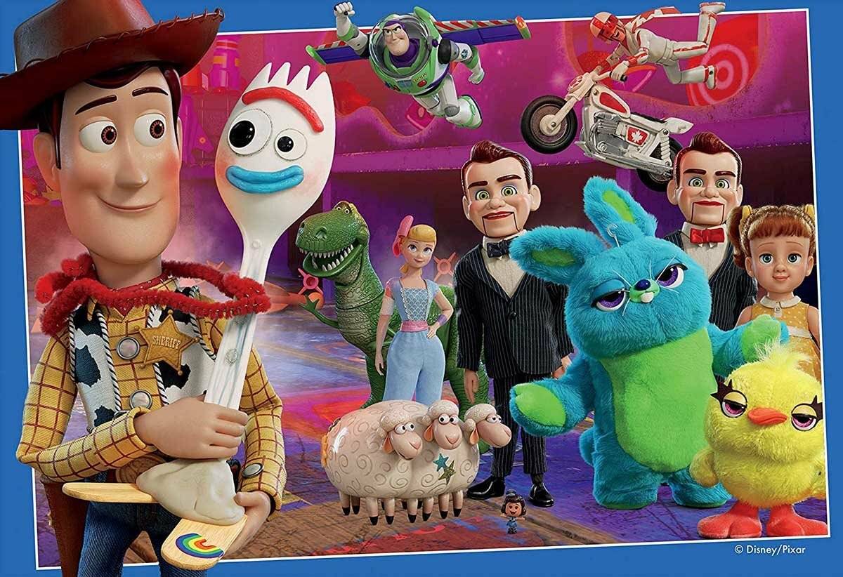 RAVENSBURGER Puzzle Toy Story 4: Woody und Forky 35 Teile