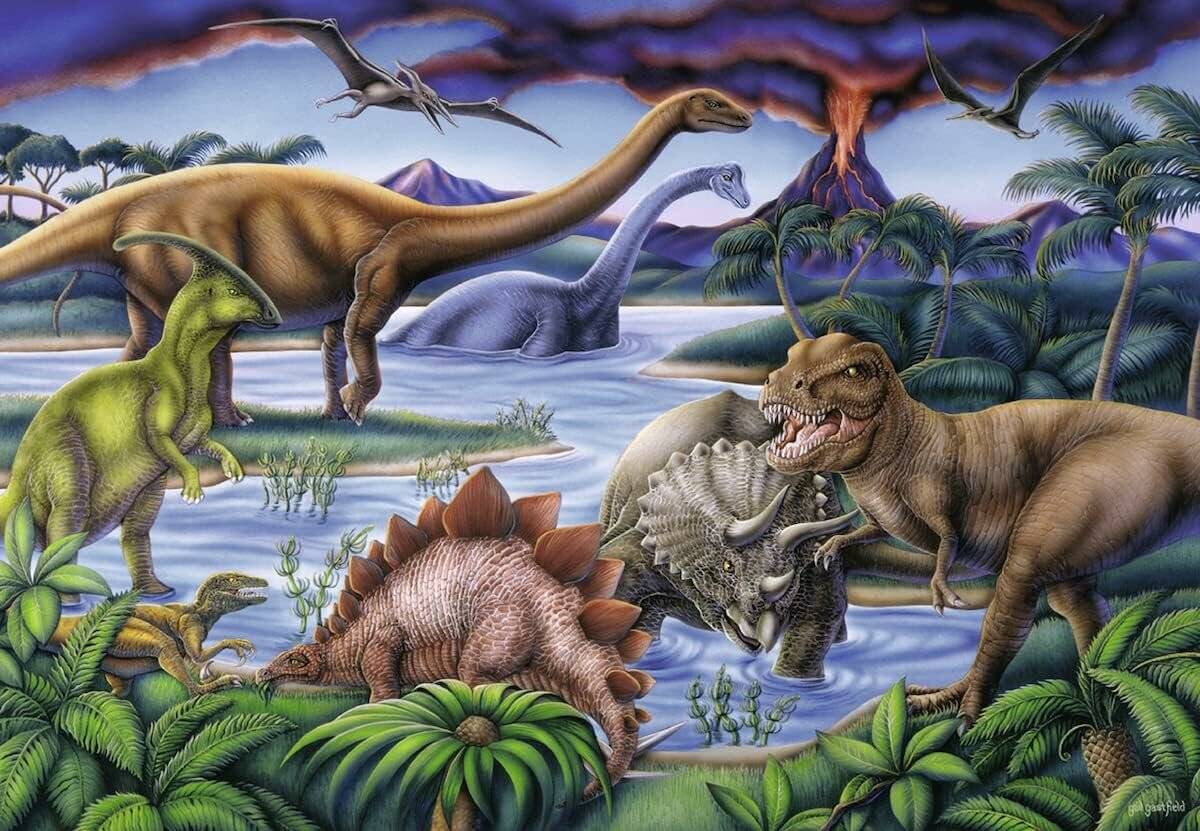 RAVENSBURGER Puzzle Dinosaurier 35 Teile