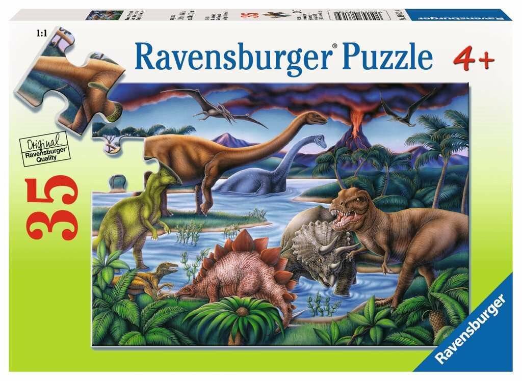 RAVENSBURGER Puzzle Dinosaurier 35 Teile
