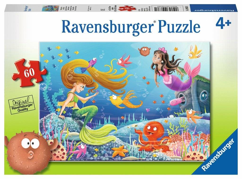 RAVENSBURGER Puzzle Geschichten der Meerjungfrau 60 Teile