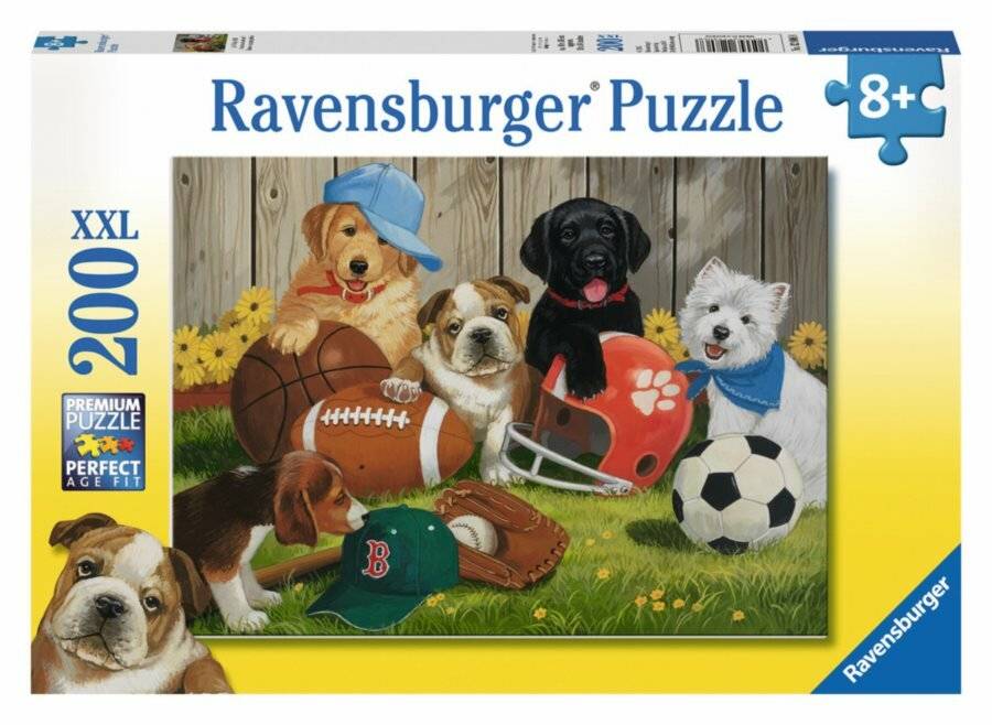 RAVENSBURGER Puzzle Lass uns mit dem Ball spielen! XXL 200 Stück