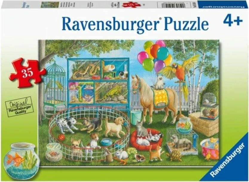 RAVENSBURGER Puzzle Spaß mit Haustieren 35 Teile