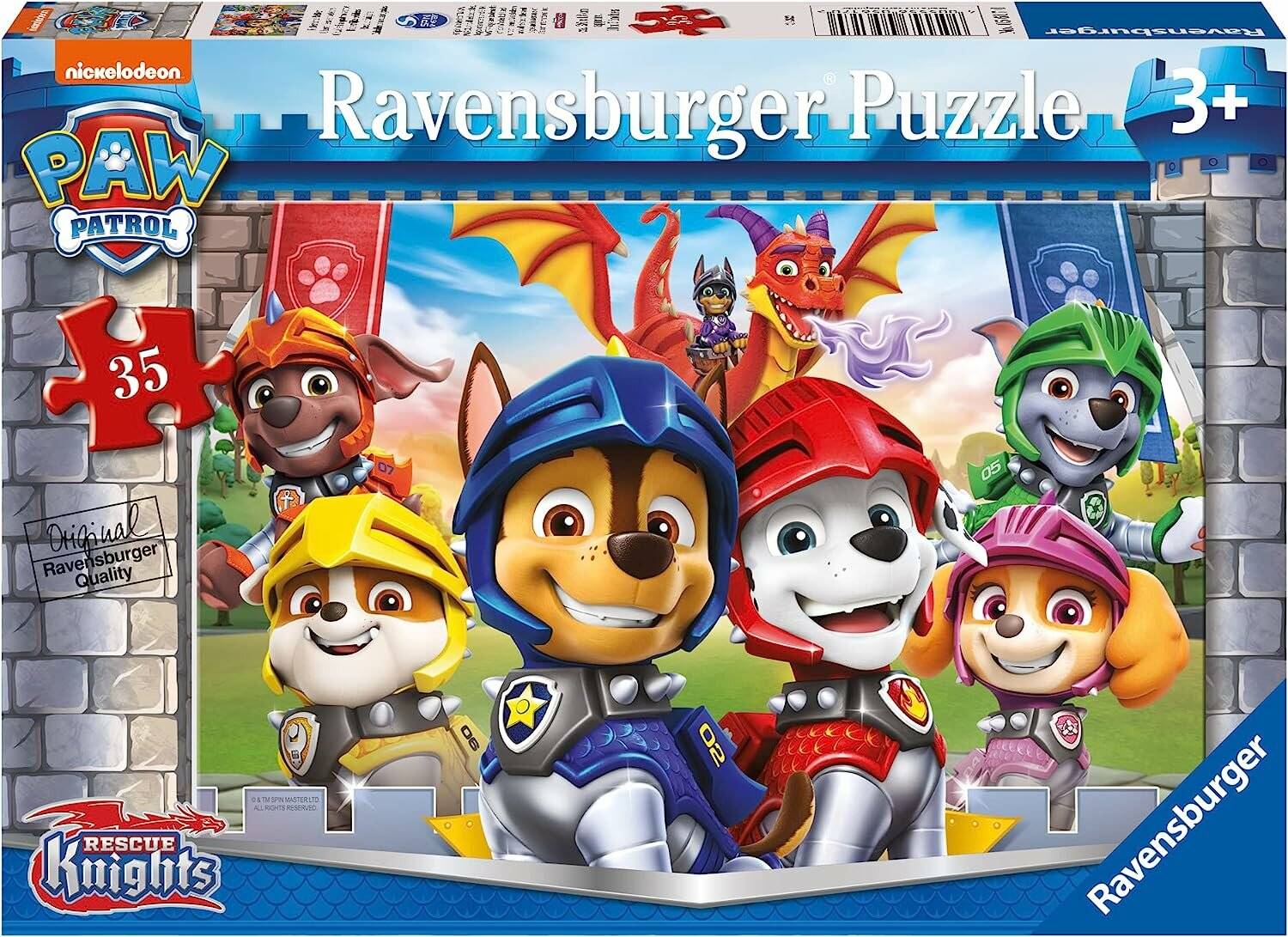 RAVENSBURGER Puzzle Paw Patrol: Rettungs-Ritter 35 Stück