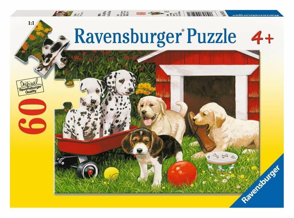 RAVENSBURGER Welpen Party Puzzle 60 Teile