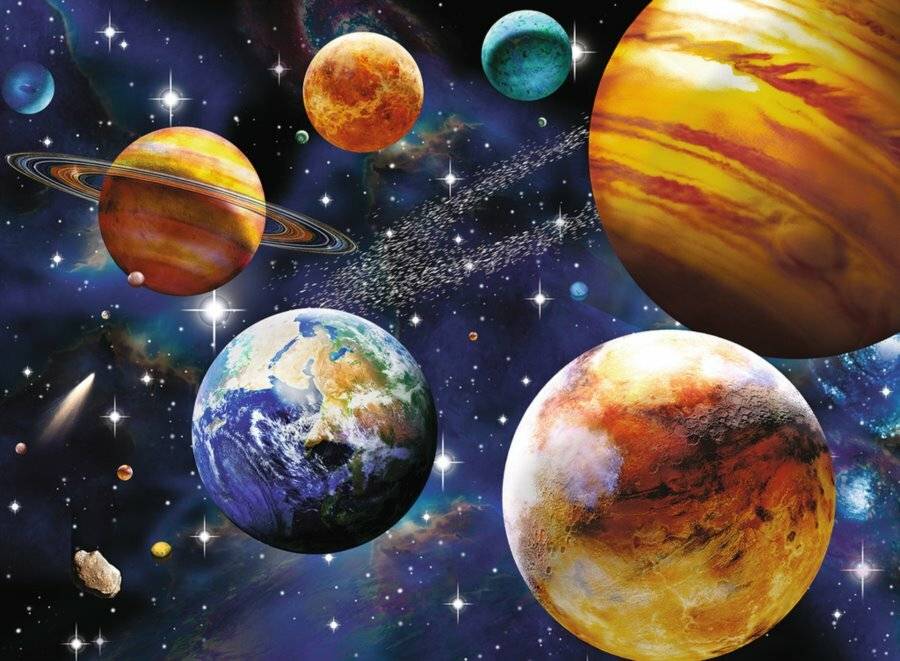 RAVENSBURGER Puzzle Universum XXL 100 Teile