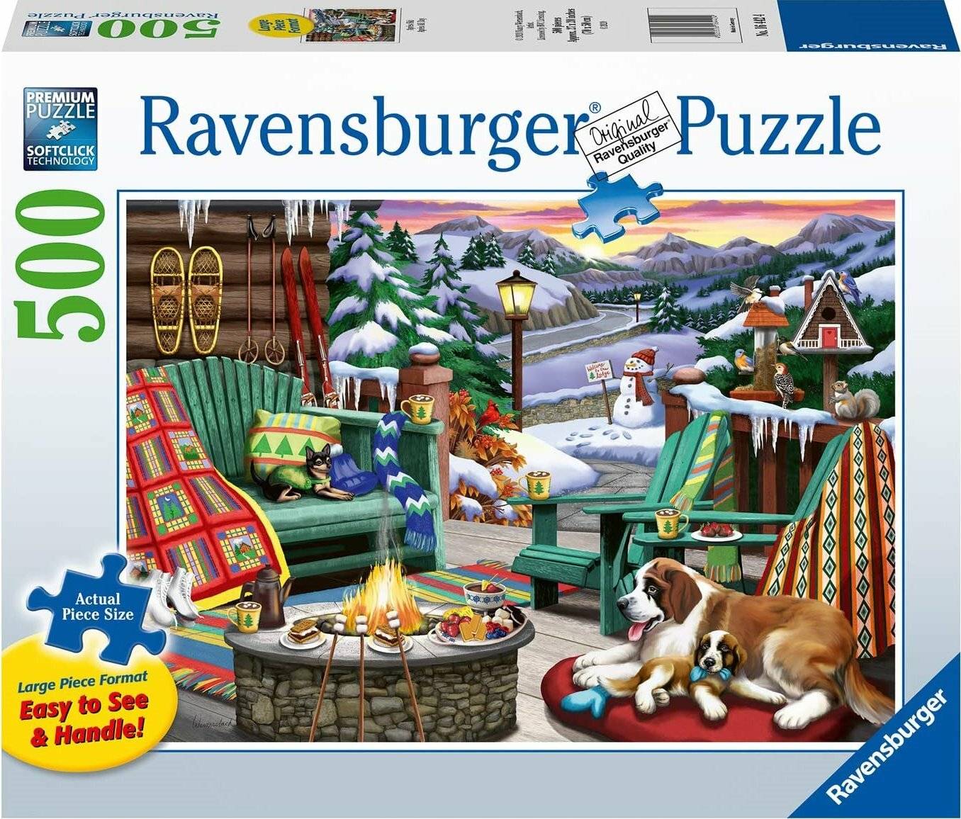 RAVENSBURGER Puzzle Gemütliche Orte: Rund um die Uhr XXL 500 Stück