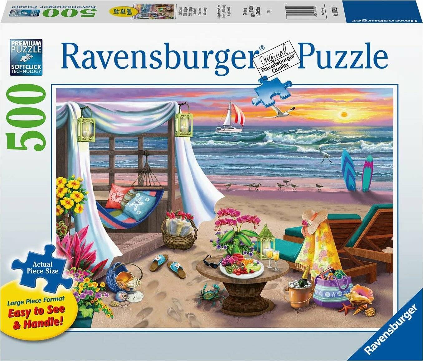 RAVENSBURGER Cabana Beach Puzzle XXL 500 Teile