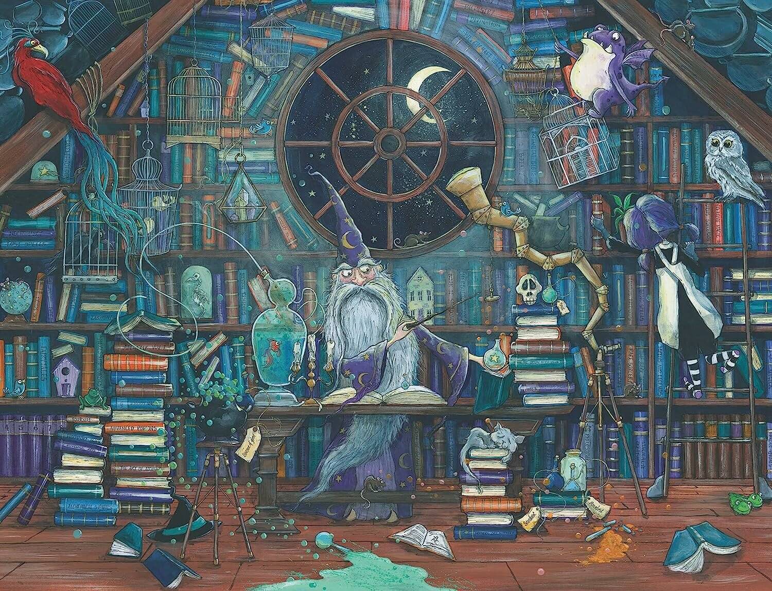 RAVENSBURGER Merlin der Zauberer Puzzle 2000 Teile