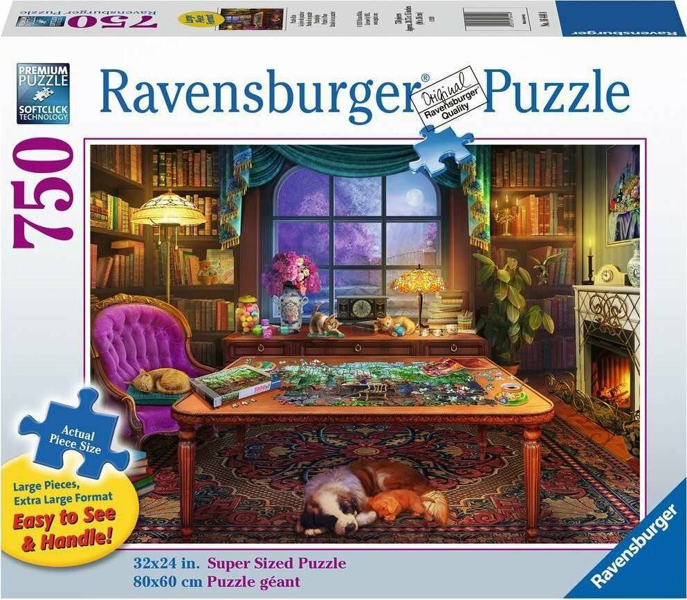RAVENSBURGER Puzzle Gemütliche Orte: Für Faltpuzzle XL 750 Teile