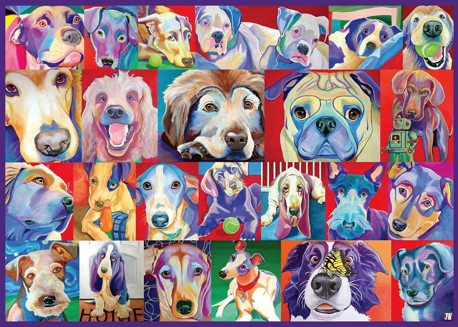 RAVENSBURGER Puzzle Hallo Hunde XXL 500 Teile