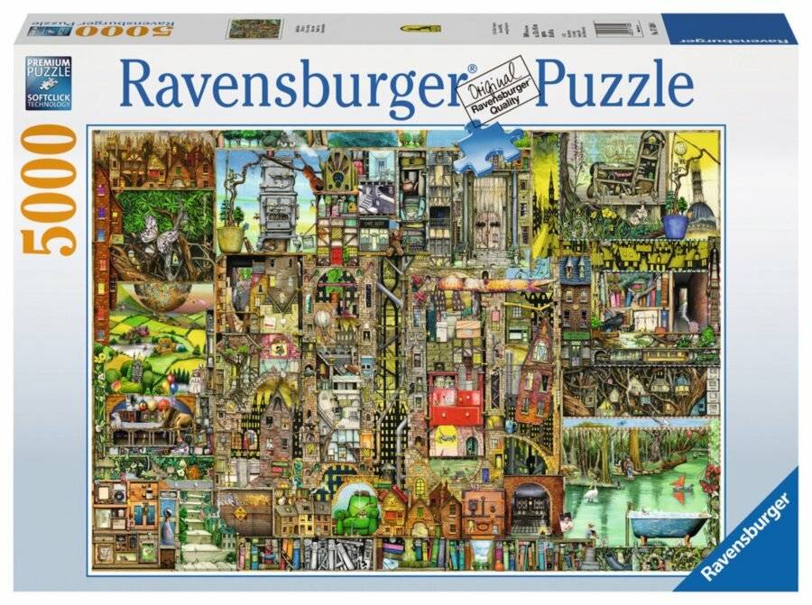 RAVENSBURGER Puzzle Bizarre Stadt 5000 Teile