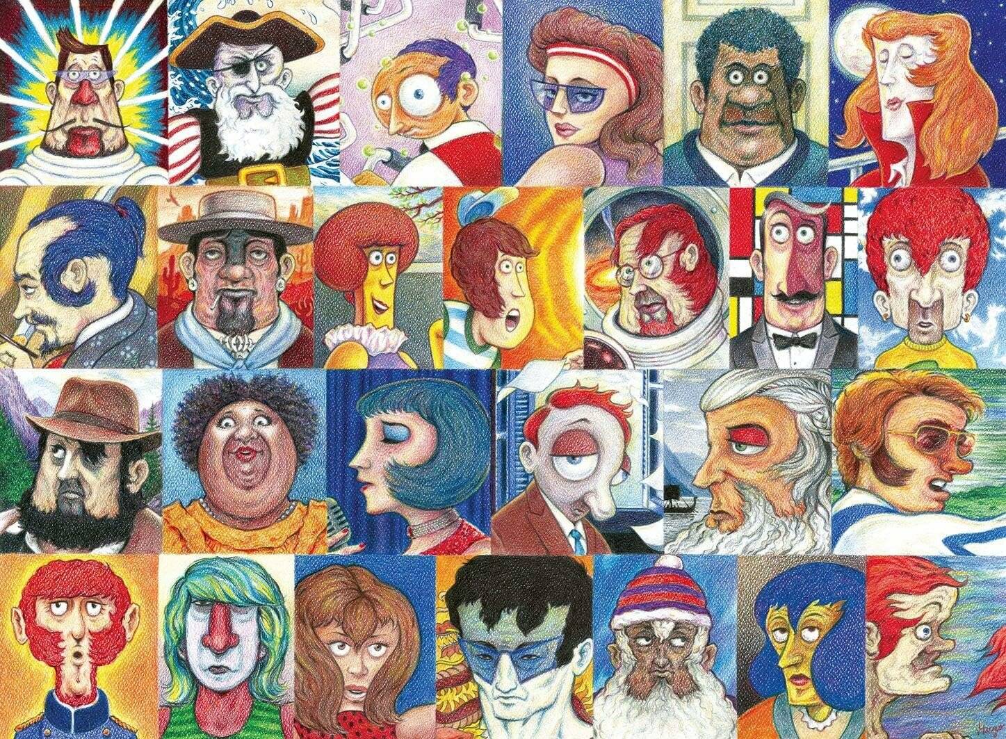 RAVENSBURGER Puzzle Alphabet in Gesichtern 500 Teile