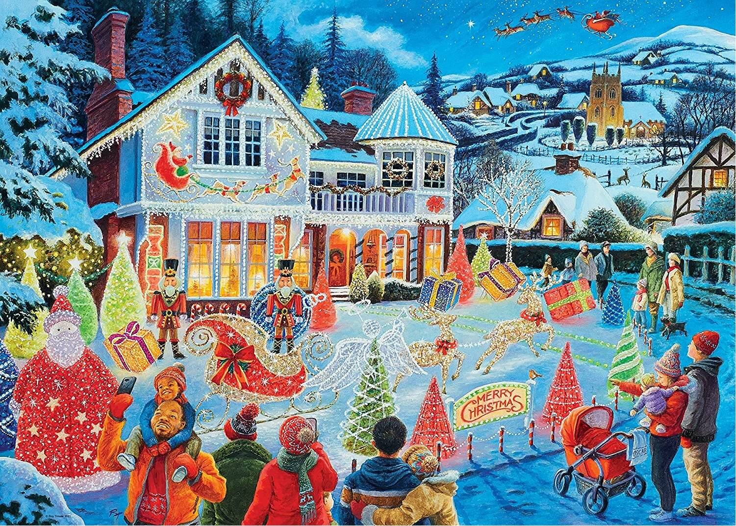 RAVENSBURGER Weihnachtshaus Puzzle 1000 Teile