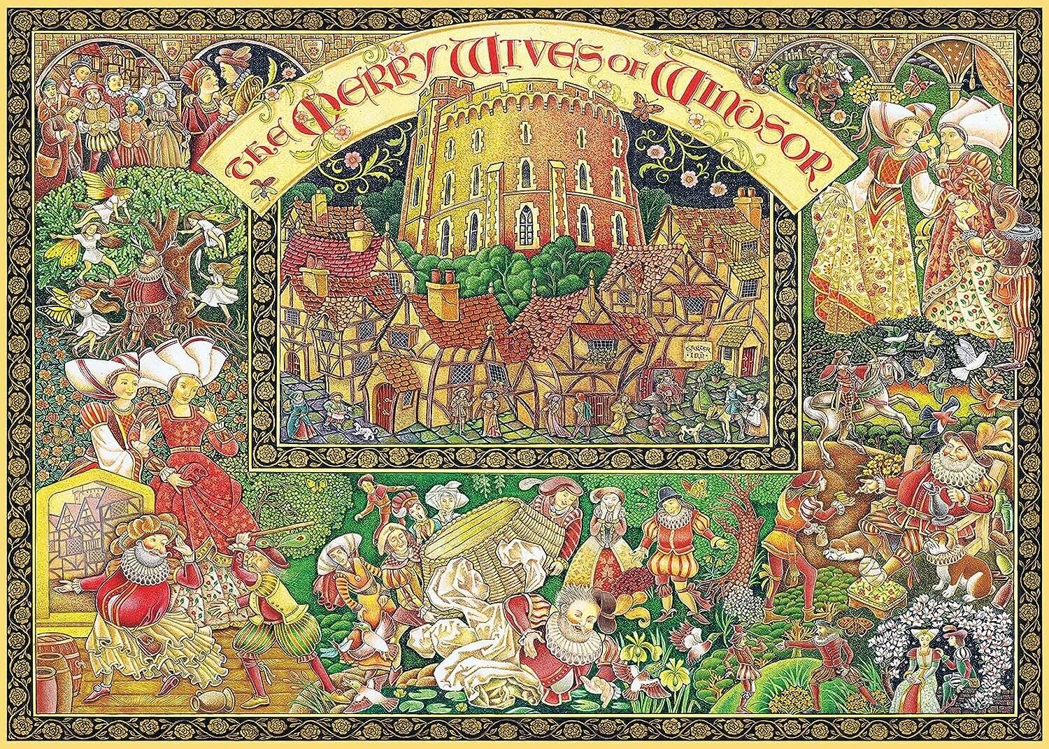 RAVENSBURGER Puzzle Lustige Weiber von Windsor 1000 Teile