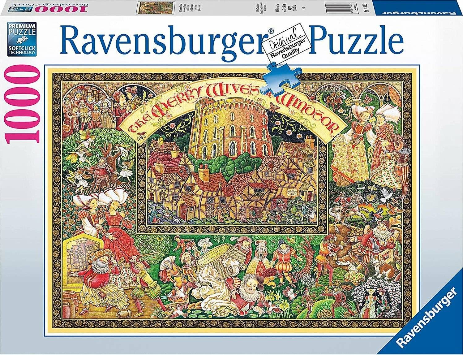 RAVENSBURGER Puzzle Lustige Weiber von Windsor 1000 Teile