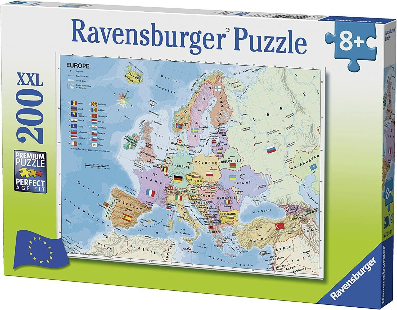 RAVENSBURGER Puzzle Europakarte XXL (Französisch) 200 Teile