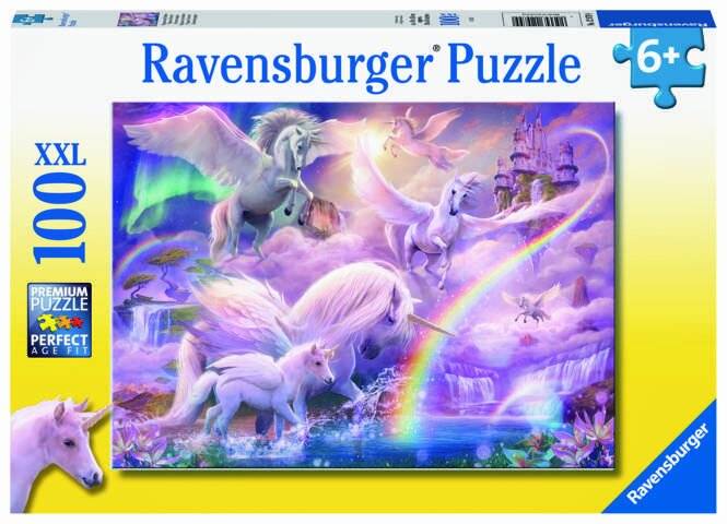 RAVENSBURGER Einhörner Puzzle XXL 100 Teile