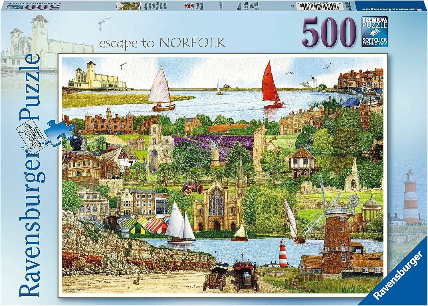 RAVENSBURGER Escape to Norfolk Puzzle 500 Teile