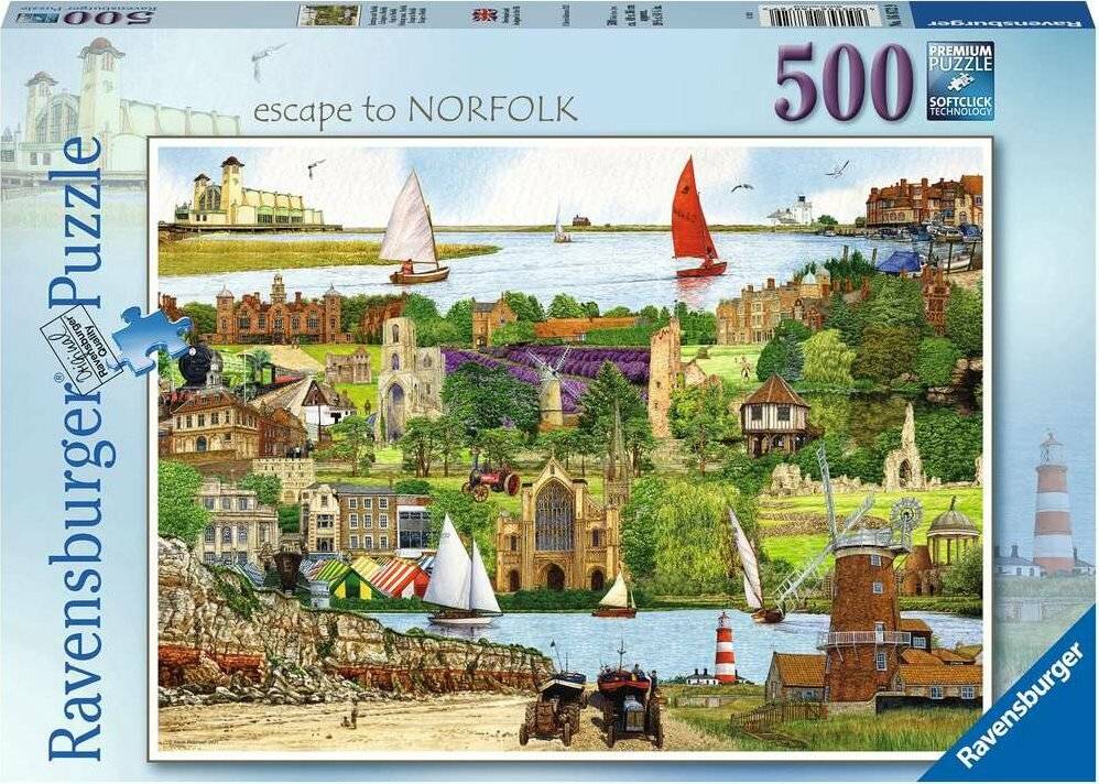 RAVENSBURGER Escape to Norfolk Puzzle 500 Teile
