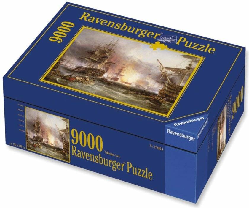 RAVENSBURGER Puzzle Die Seeschlacht von Algier 9000 Teile
