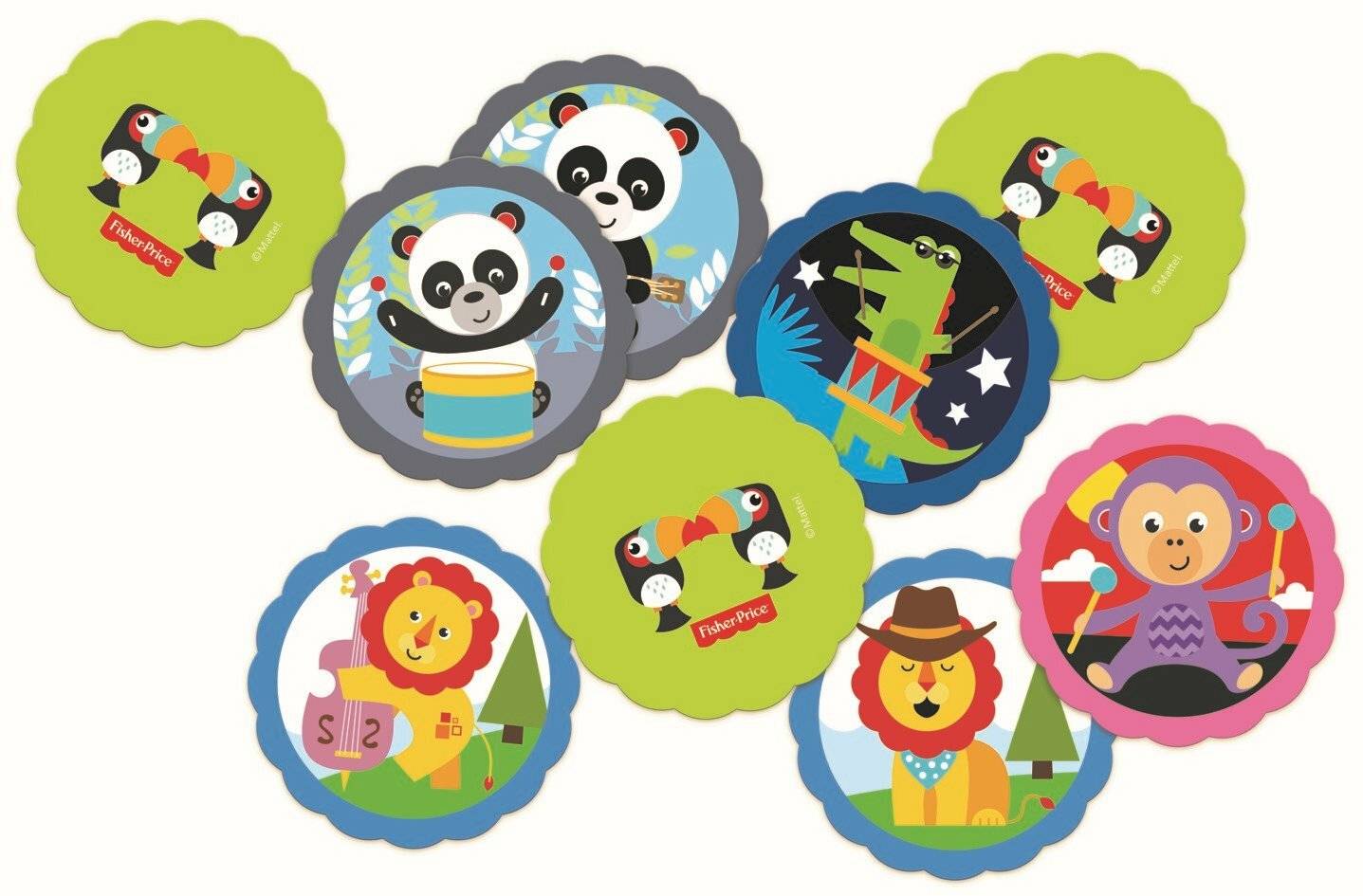 TREFL Pexeso Tiere Fisher-Price