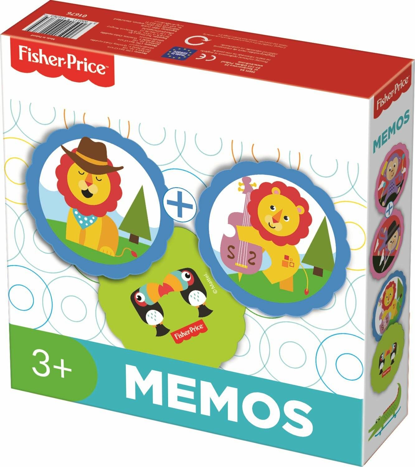 TREFL Pexeso Tiere Fisher-Price