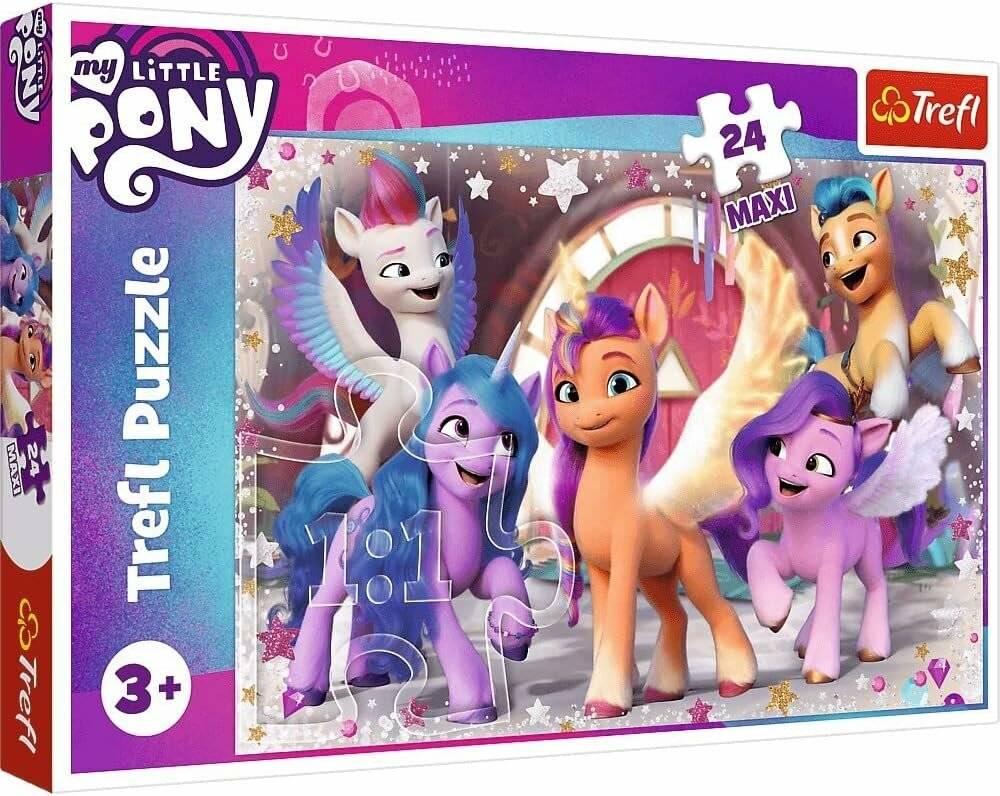 TREFL Puzzle My Little Pony: Fröhliche Ponys MAXI 24 Teile