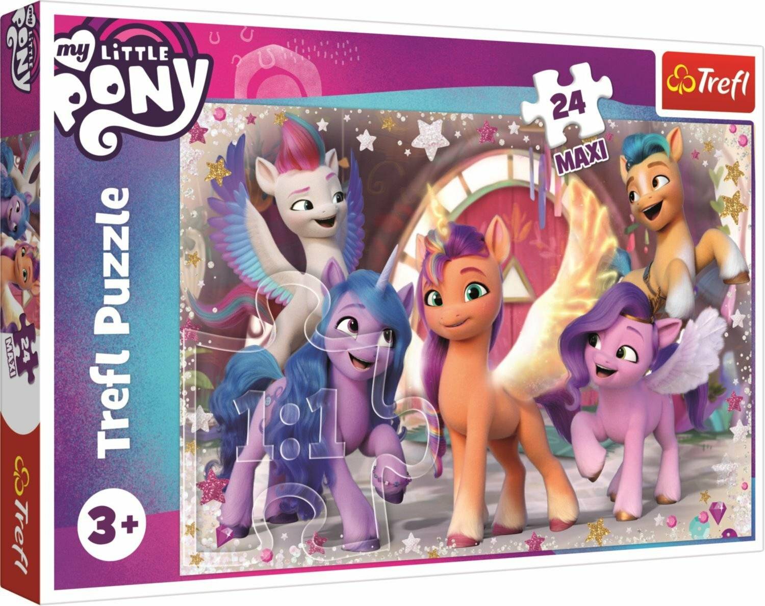 TREFL Puzzle My Little Pony: Fröhliche Ponys MAXI 24 Teile