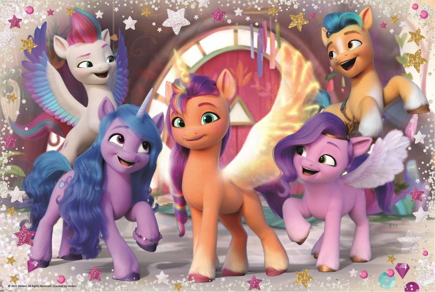 TREFL Puzzle My Little Pony: Fröhliche Ponys MAXI 24 Teile