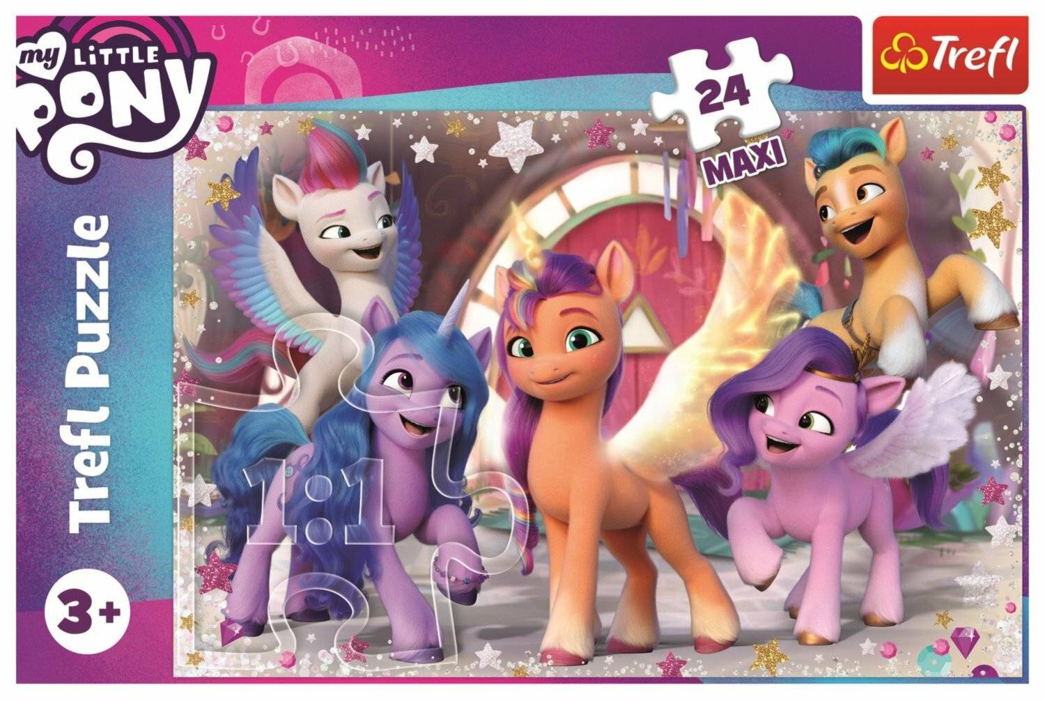 TREFL Puzzle My Little Pony: Fröhliche Ponys MAXI 24 Teile