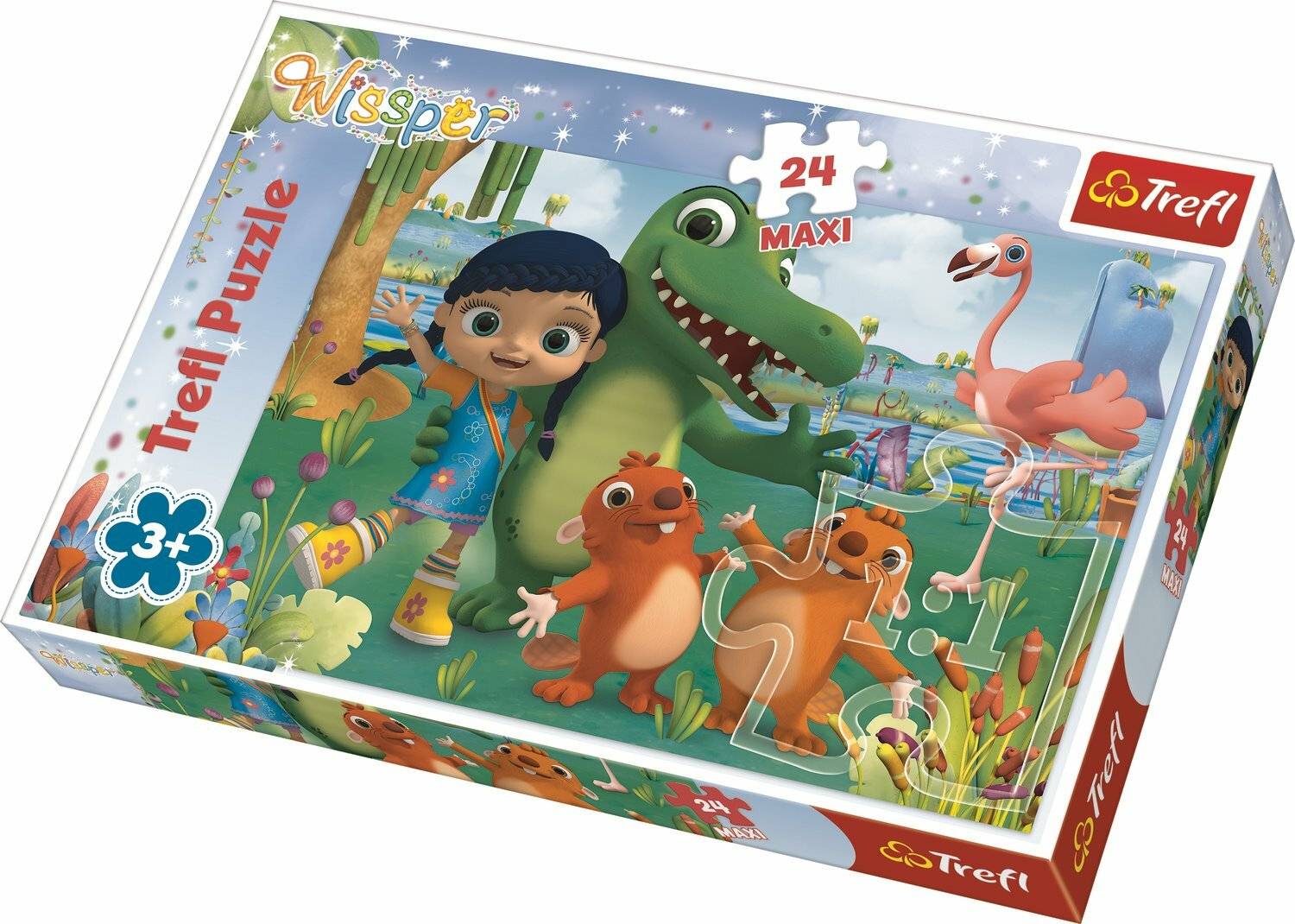 TREFL Puzzle Wissper und Tierfreunde MAXI 24 Teile