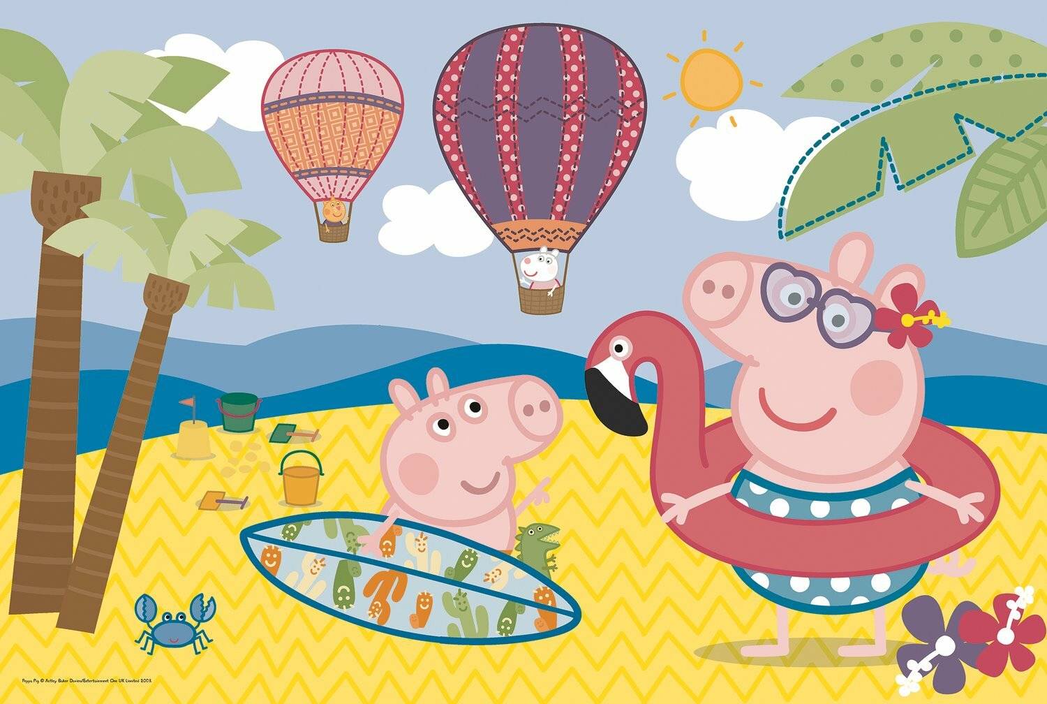 TREFL Puzzle Peppa Pig: Ferien MAXI 24 Teile