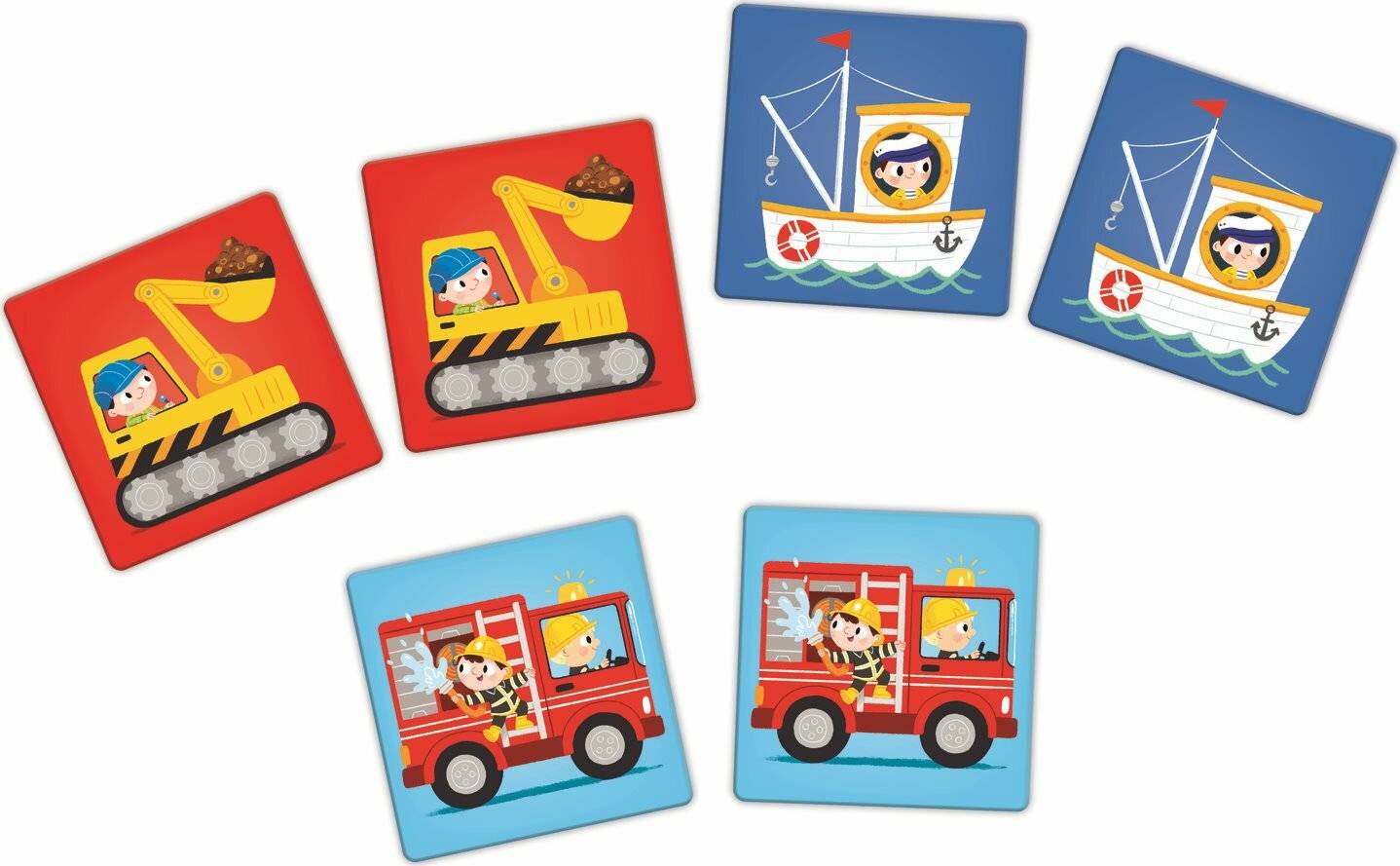 TREFL Maxi Gedächtnisspiel Fahrzeuge