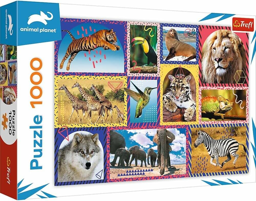 TREFL Puzzle Animal Planet: Wildtiere 1000 Stück