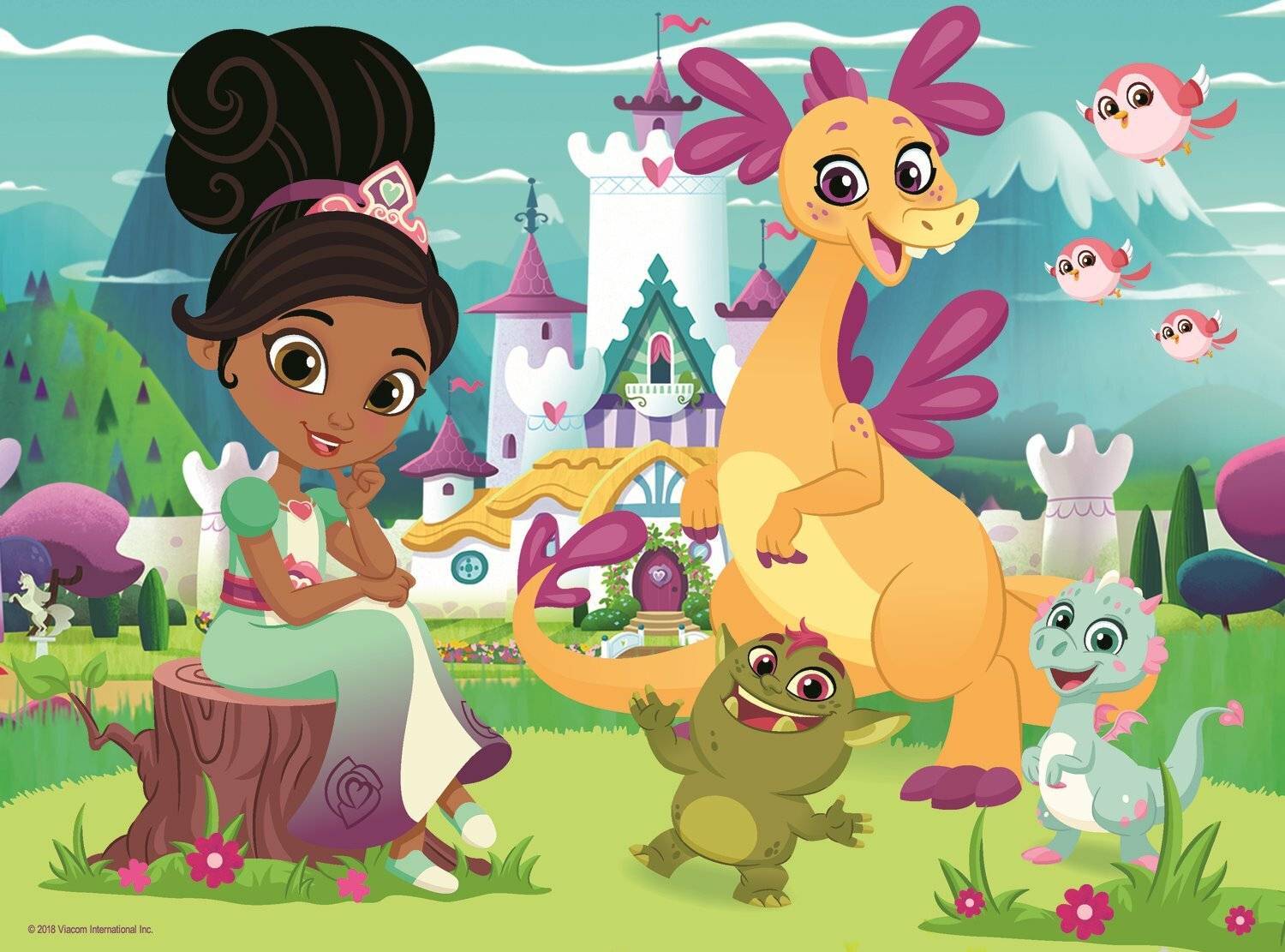 TREFL Puzzle Nella - Prinzessin der Ritter: Sorgloser Spaß 30 Teile