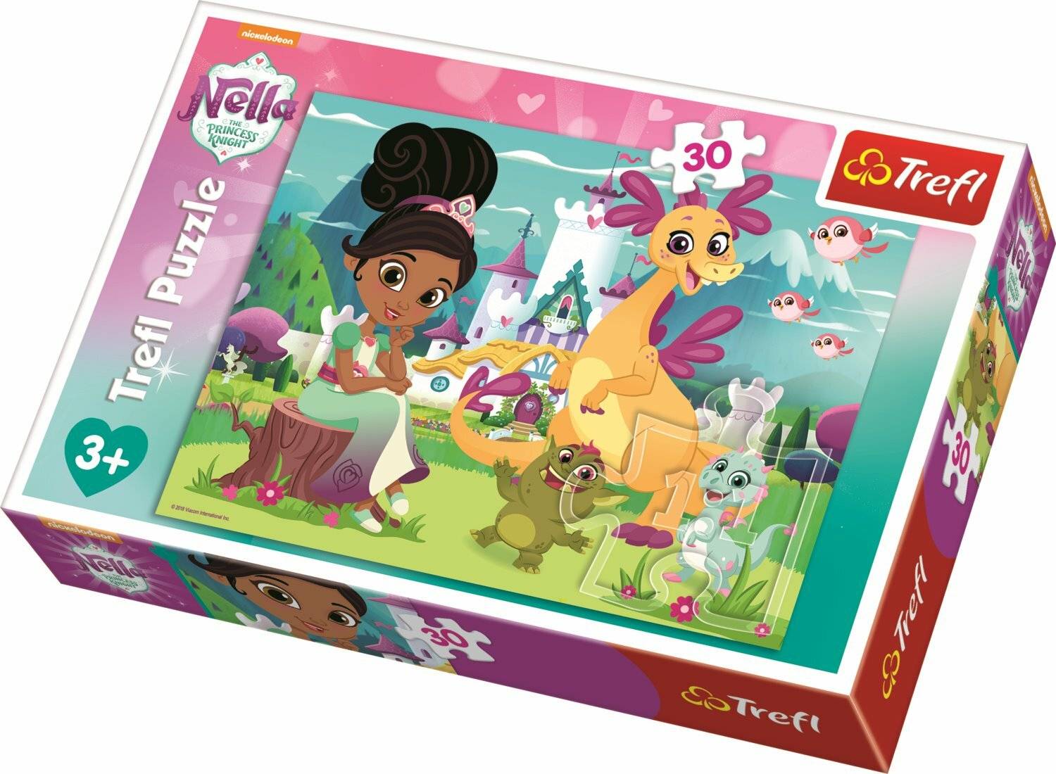 TREFL Puzzle Nella - Prinzessin der Ritter: Sorgloser Spaß 30 Teile