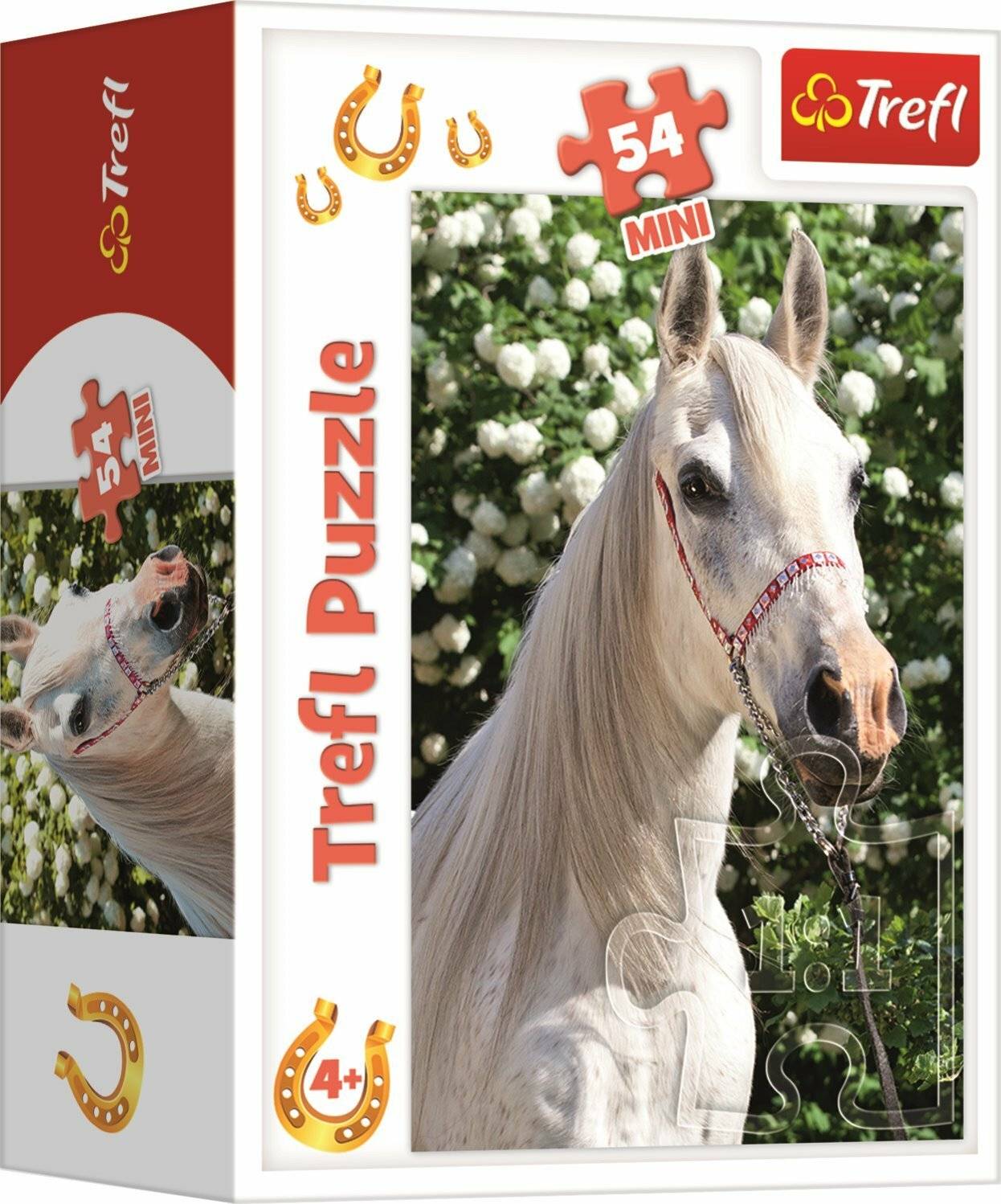 TREFL Puzzle World of Horses: Portrait eines weißen Mannes 54 Teile