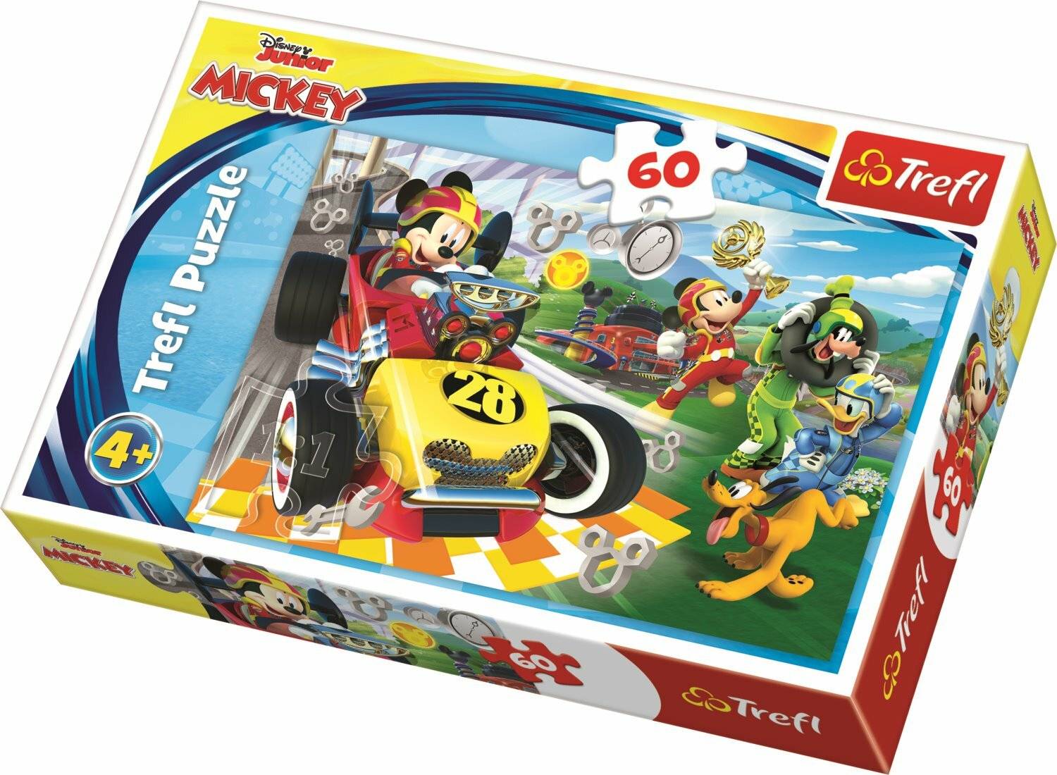 TREFL Puzzle Mickey und die Rennfahrer 60 Teile