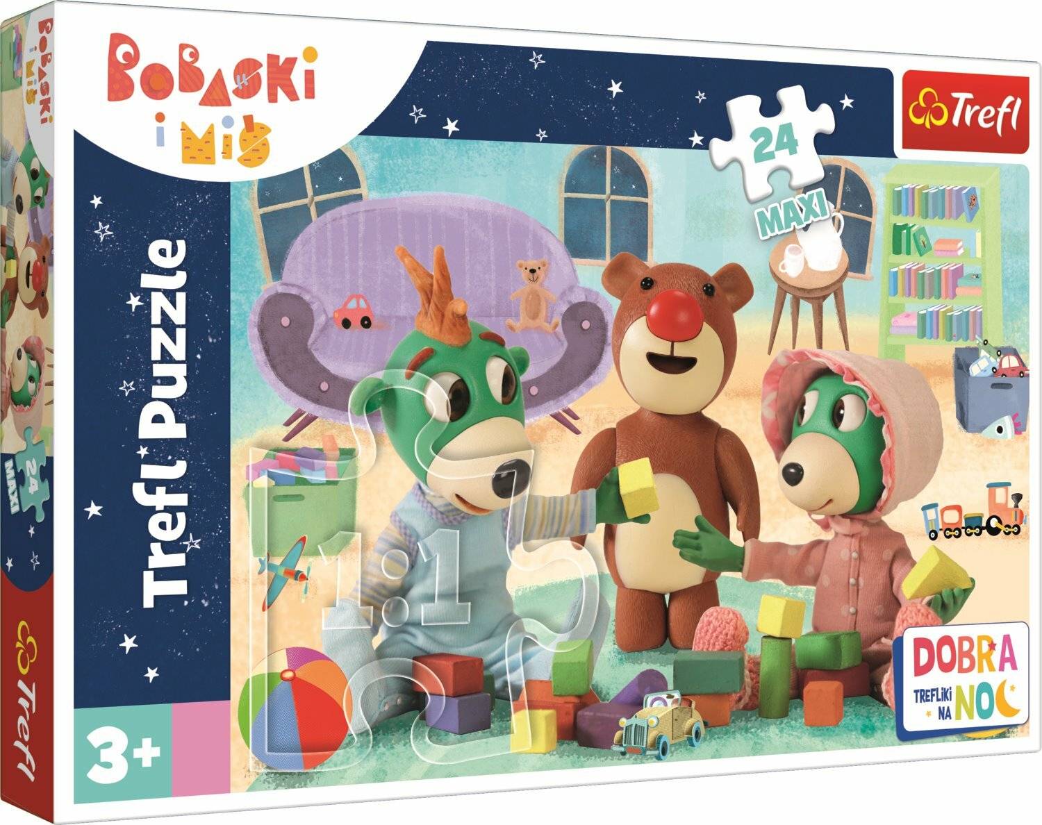 Puzzle Gute Nacht, Treflici: Bedtime Games MAXI 24 Stück